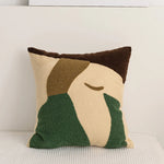 Abstract Embroidery Cushion Cover