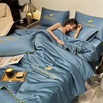 Silk Cooling Summer Quilt Set
