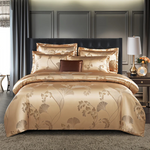 Floral Satin Duvet Cover