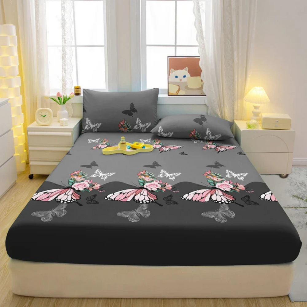 Butterfly Print Duvet Cover