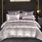 Satin Floral Bedding Set
