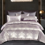 Jacquard Satin Duvet Cover