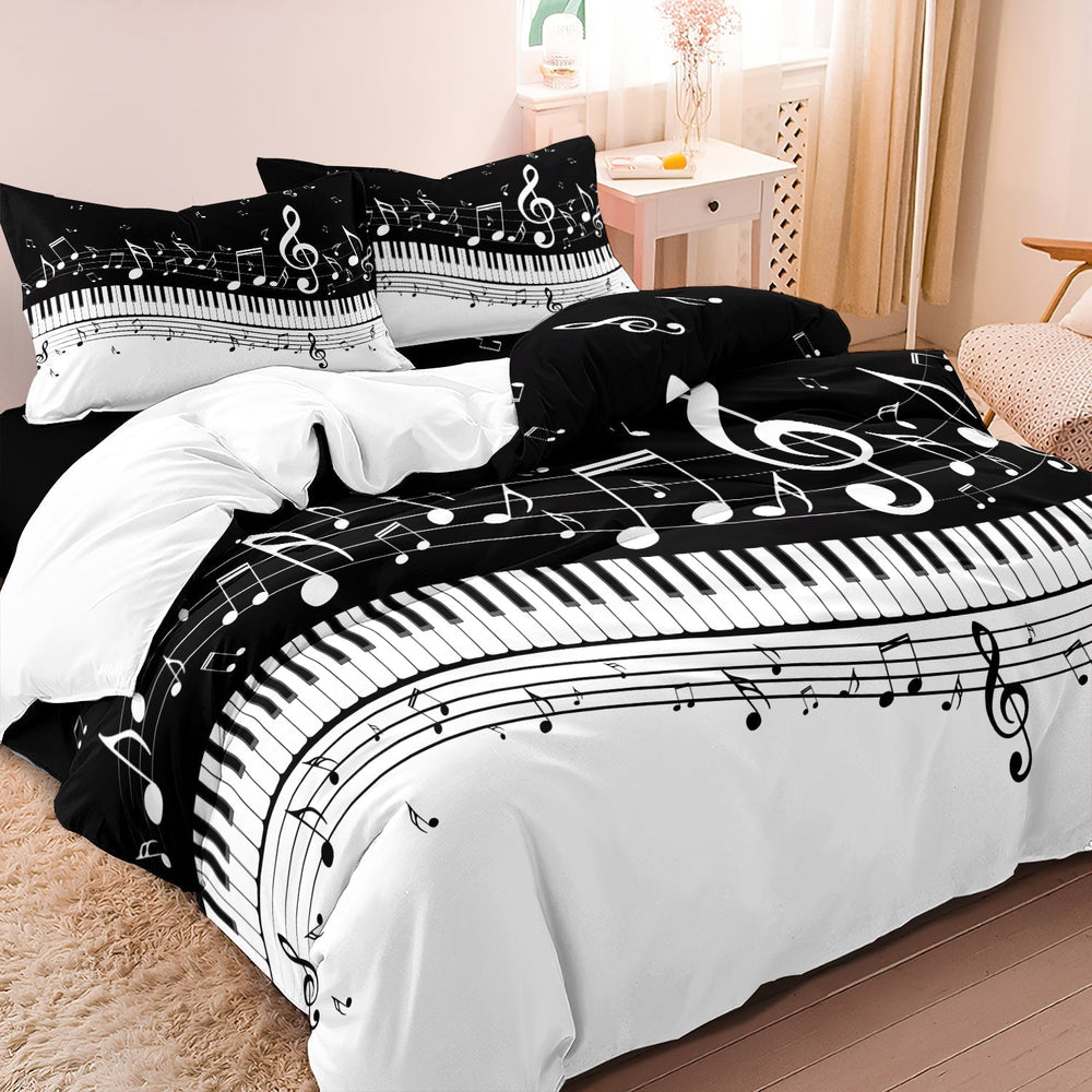 Music Note Duvet Cover Set