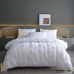 Embroidered 3-Piece Bedding Set