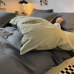 Waffle Duvet Set