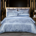 Satin Floral Bedding Set