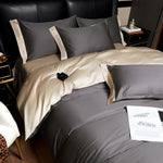 Long-Staple Satin Cotton Duvet Cover Set