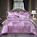 Floral Satin Duvet Cover