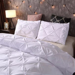 Pintuck Duvet Cover Set