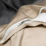 Long-Staple Satin Cotton Duvet Cover Set