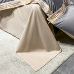 Long-Staple Satin Cotton Duvet Cover Set