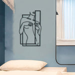 Line Art Metal Wall Decoration