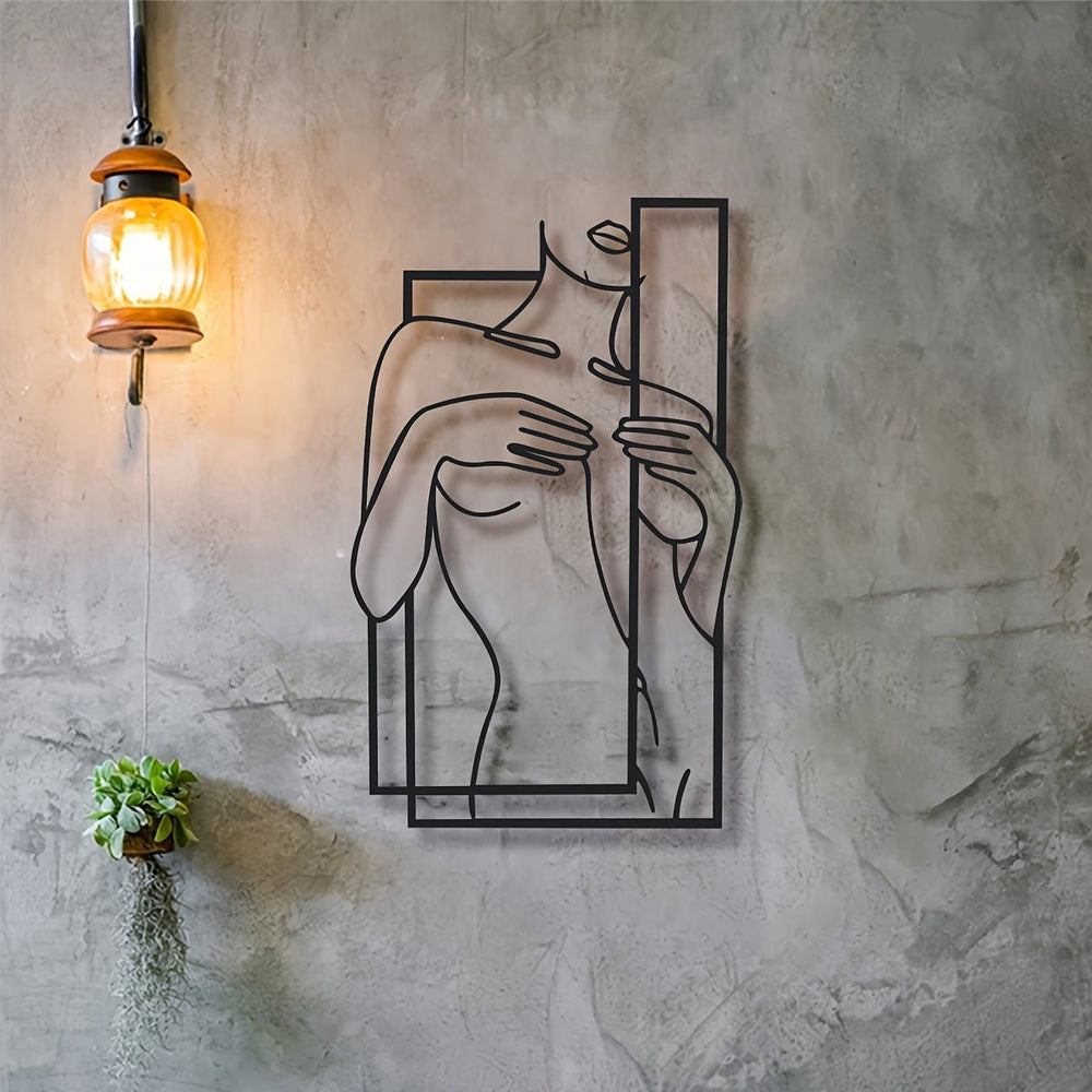 Line Art Metal Wall Decoration