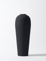 Black Ceramic Statement Vase