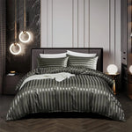 Noir Satin Duvet Cover Set