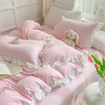 Ruffle Cotton Bedding Set