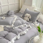 Ruffle Cotton Bedding Set