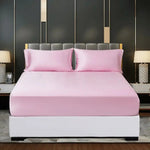 Ice Silk Bed Sheet Set