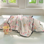 Gauze Floral Ruffle Pillowcases