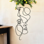Graceful Lines 3D Metal Wall Art