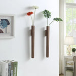 Solid Wood Wall Vase