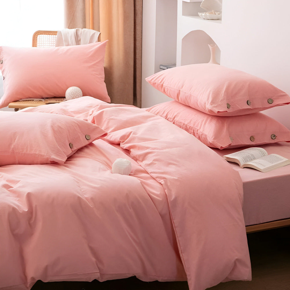 Breathable Cotton Duvet Cover Set
