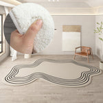 Rund Shaped Plush Rug