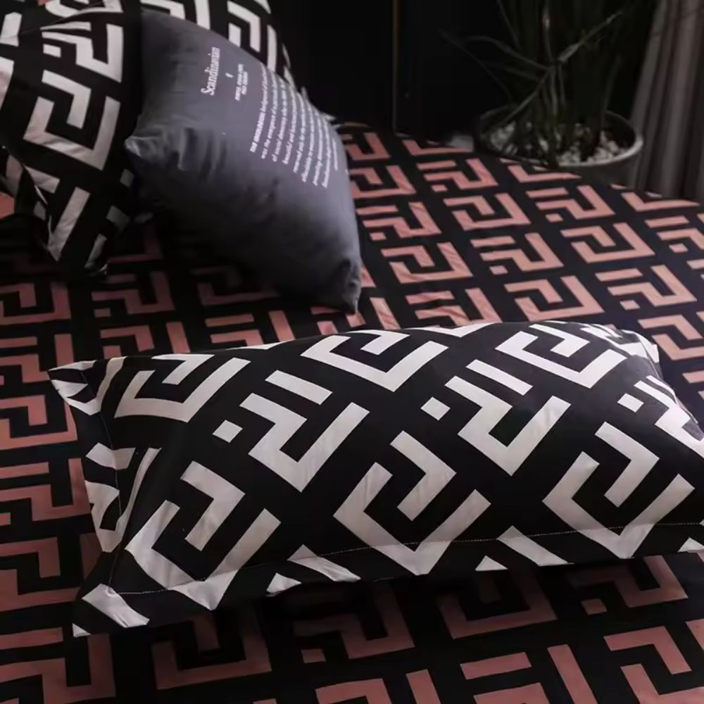 Noir Enigma Duvet Cover Set