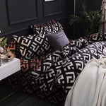 Noir Enigma Duvet Cover Set