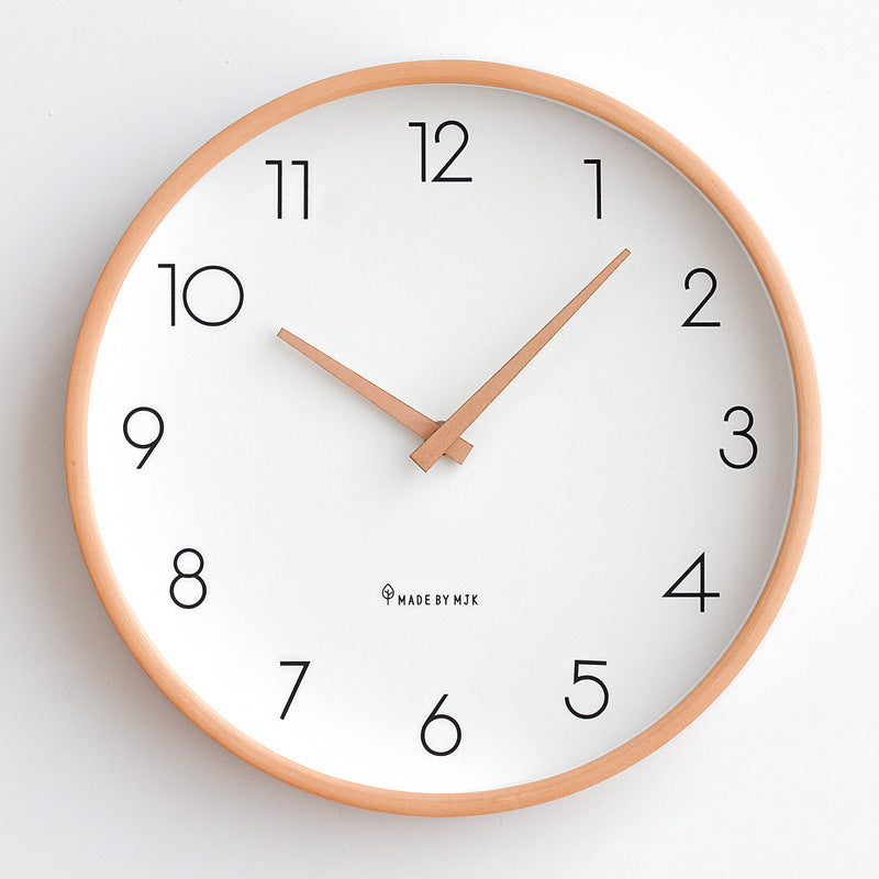 Nordic Wooden Wall Clock