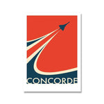 Retro Concorde Poster