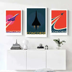 Retro Concorde Poster