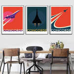 Retro Concorde Poster