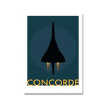 Retro Concorde Poster