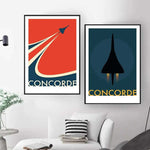 Retro Concorde Poster