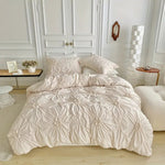 Ruffle Floral Duvet Cover Set