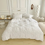 Ruffle Floral Duvet Cover Set