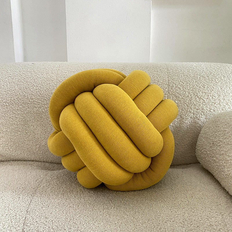 Cotton Knot Pillow