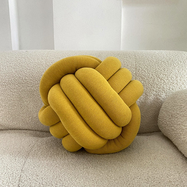 Cotton Knot Pillow