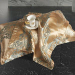 Jacquard Satin Duvet Cover Set