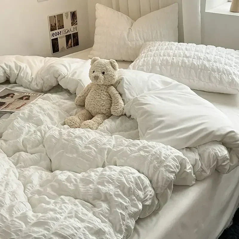 Seersucker Duvet Cover Set