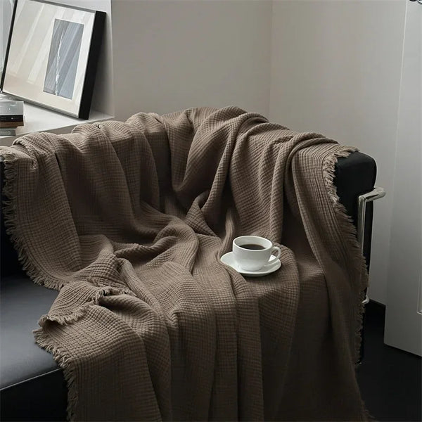 Lys Cotton Sofa Blanket