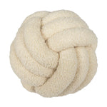 Knot Ball Sheepskin Cushion