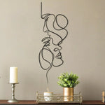 Abstract Metal Wall Sculpture