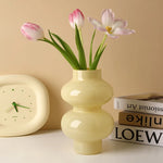 Two-Tier Glass Bud Vase