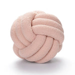 Knot Ball Sheepskin Cushion