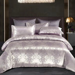 Jacquard Satin Duvet Cover
