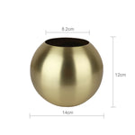 Metal Desktop Vase