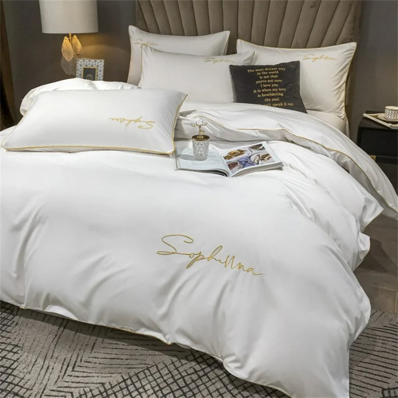 Embroidered Duvet Cover