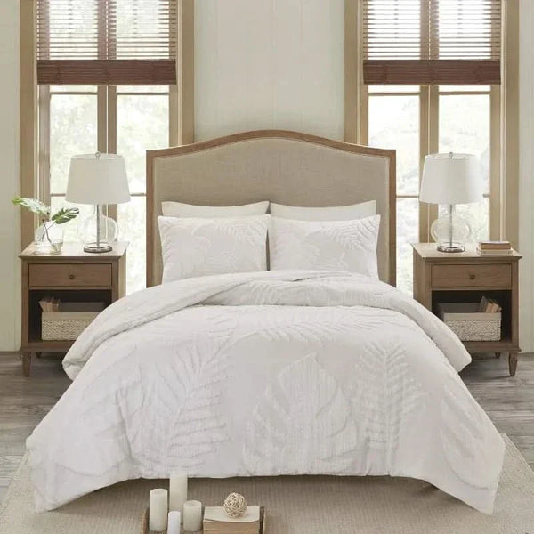 Cotton Tufted Duvet Cover Set